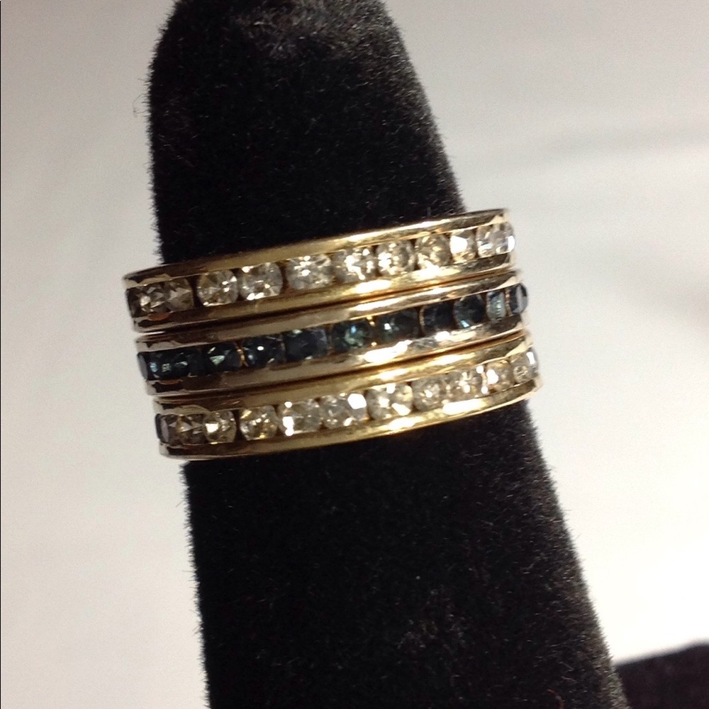 Costume stack rings. Size 5
